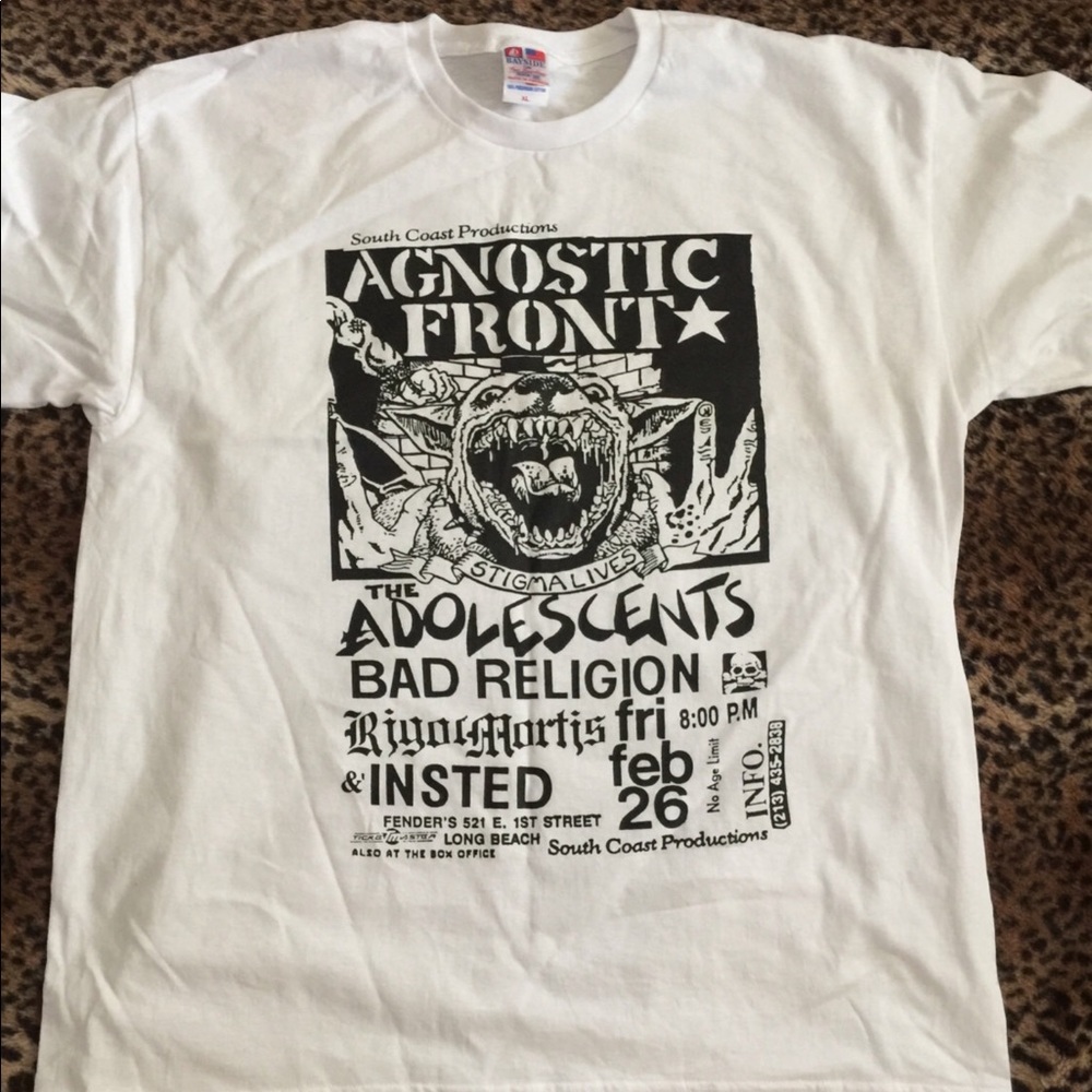 Agnostic Front Vintage Flyer Tee